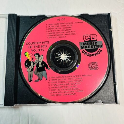 Country Hits Of The 90s Vol XXV CD Audio Disc Blackhawk Patty Loveless - Image 3