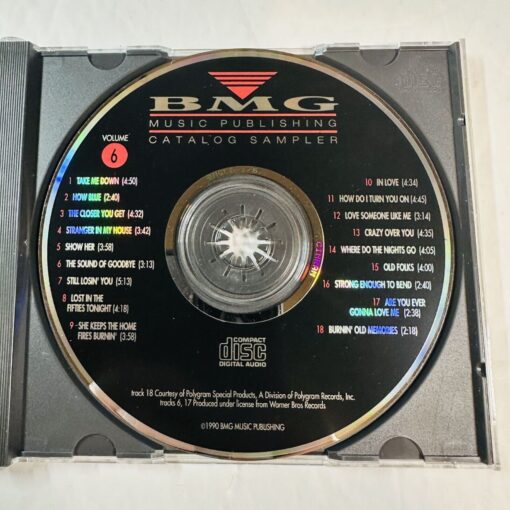 BMG Music Publishing Catalog Sampler Volume 6 CD - Image 2