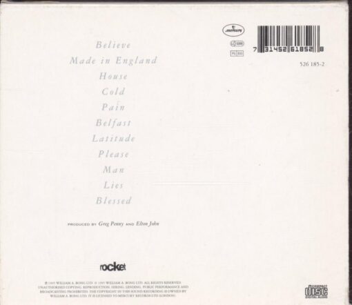 Made in England Elton John Rocket Records 1995 - Image 2