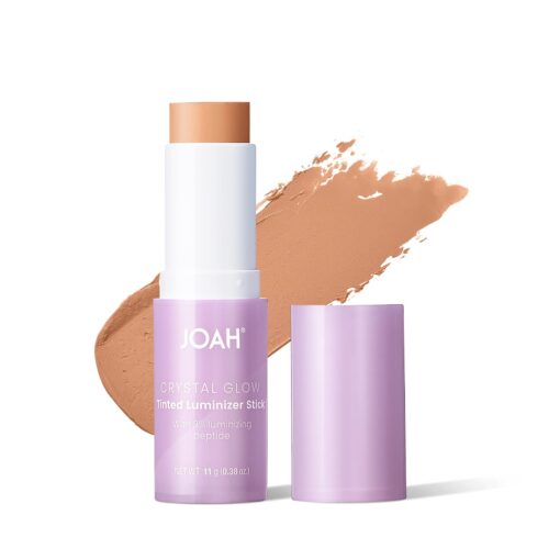JOAH Crystal Glow Tinted Highlighter Bronzer Stick Medium with Warm Undertones