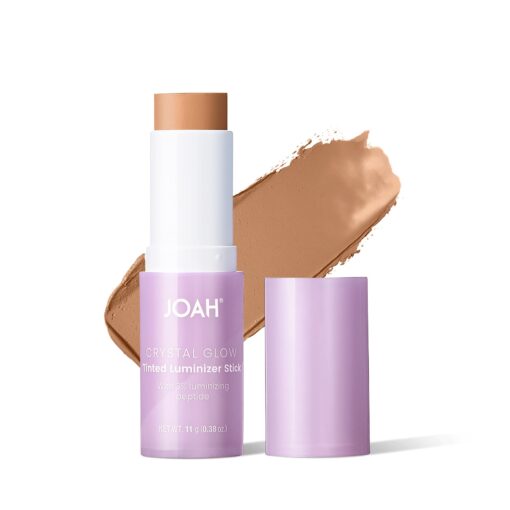 JOAH Crystal Glow Tinted Luminizer Stick Highlighter and Bronzer Stick MW020 Med