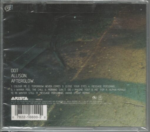 Afterglow Dot Allison CD Arista 1999 - Image 2