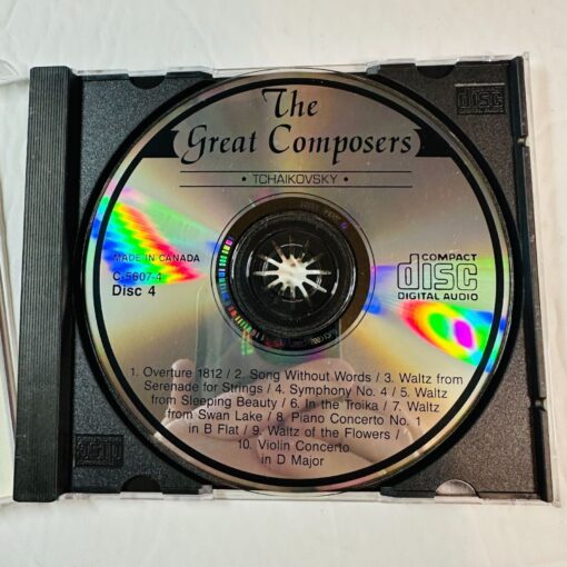 The Great Composers Tchaikovsky Vol. 4 Classical Music Audio CD - Image 3