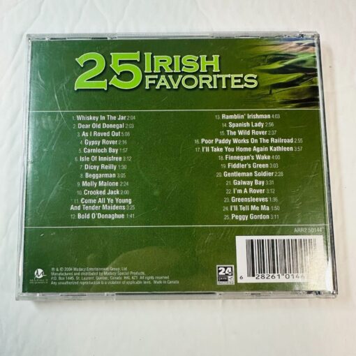 25 Irish Favorites Music CD By Countdown Singers Volume 1 DISC 1 ONLY - Image 2