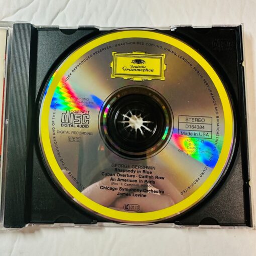 George Gershwin Rhapsody In Blue CD By Deutsche Grammophon With Chicago Symphony - Image 3