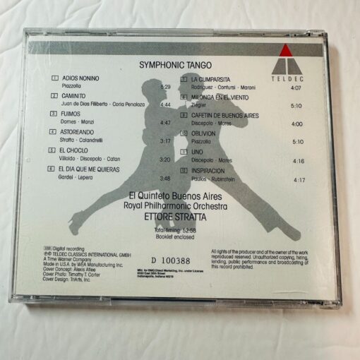 Symphonic Tango CD El Quinteto Buenos Aires & The Royal Philharmonic Orchestra - Image 2