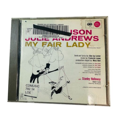My Fair Lady Original Soundtrack CD With Rex Harrison & Julie Andrews