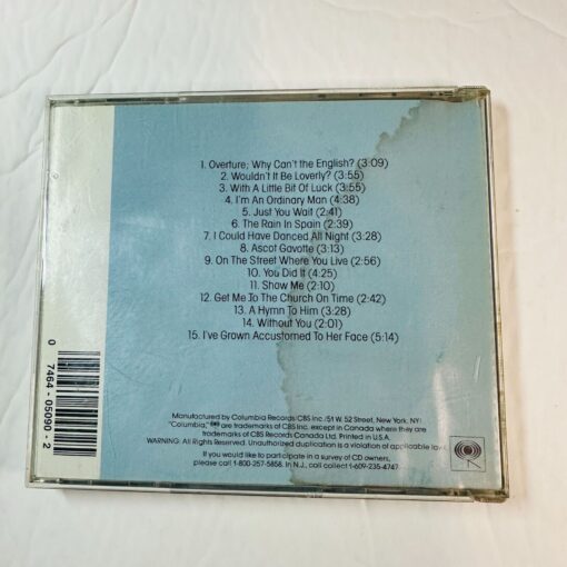 My Fair Lady Original Soundtrack CD With Rex Harrison & Julie Andrews - Image 2