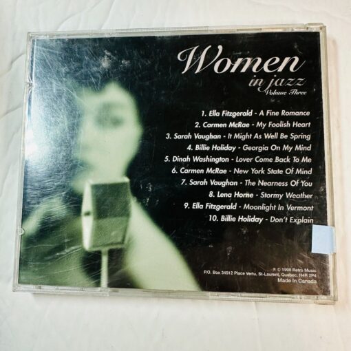 Women In Jazz Volume Three CD Album Featuring Billie Holiday Ella Fitzgerald - Image 2