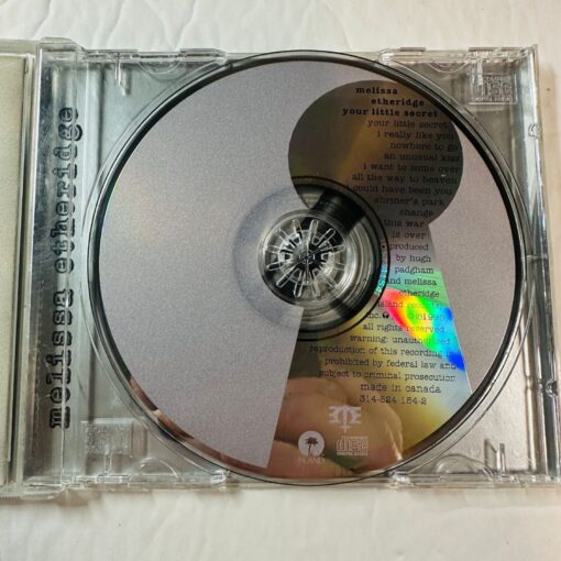 Melissa Etheridge Your Little Secret CD 1995 Orig Island Records Made In Canada - Image 3