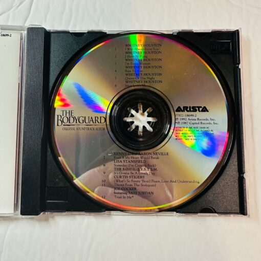 The Bodyguard Original Soundtrack Album CD Whitney Houston Kevin Costner - Image 3