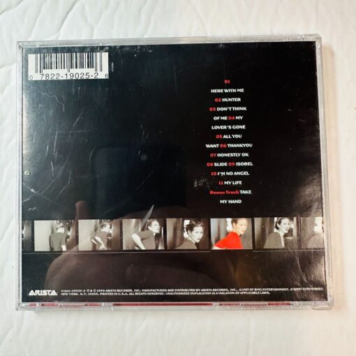 Dido No Angel CD Album 1999 Arista Records Pop Music With Jewel Case & Tracklist - Image 2