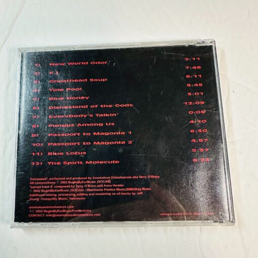 Anomalous Disturbances The Spirit Molecule CD Album 2002 BugInMyEarMusic Prod - Image 2