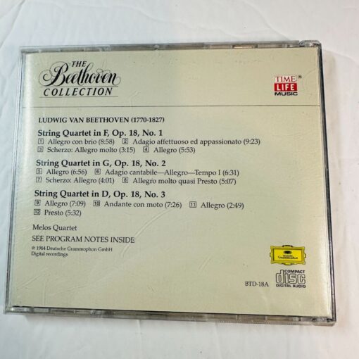 The Beethoven Collection CD Melos Quartet Ludwig Van Beethoven Symphony 4 & 7 - Image 2