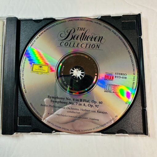 The Beethoven Collection CD Melos Quartet Ludwig Van Beethoven Symphony 4 & 7 - Image 3