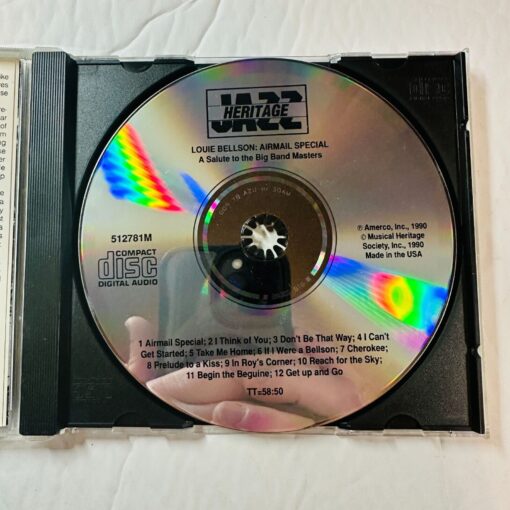 Louie Bellson Airmail Special CD Tribute To Big Band Masters 1990 Heritage Jazz - Image 3