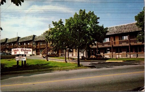 Chebucto Inn Halifax Nova Scotia Canada Vintage Postcard Posted