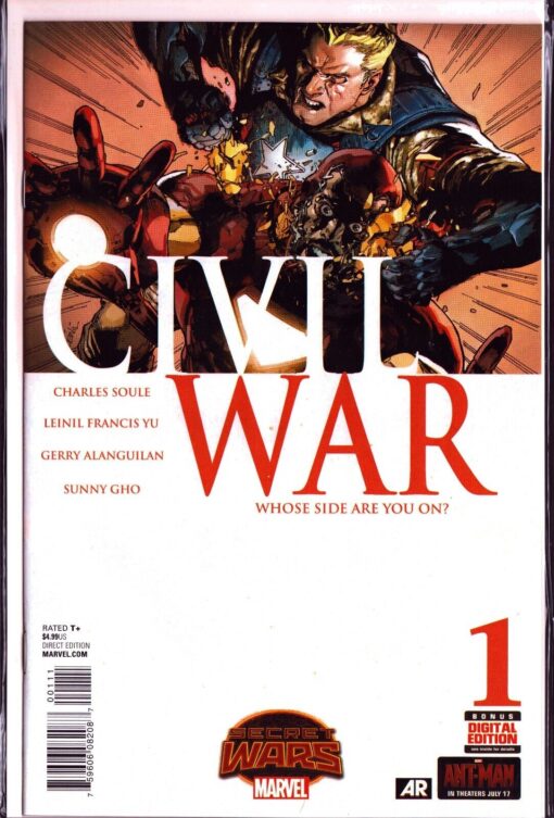 Civil War No. 1 Secret Wars 2015 by Charles Soule Marvel Comics - Image 2