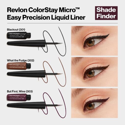 REVLON ColorStay Micro Easy Precision Liquid Liner 302 What the Fudge - Image 8