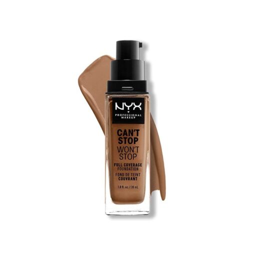 NYX PROFESSIONAL MAKEUP Can't Stop Won't Stop Foundation Matte Finish Mahogany