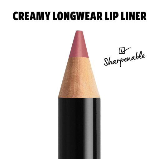 NYX PROFESSIONAL Slim Lip Pencil Long-Lasting Creamy Lip Liner Plum SPL812 - Image 2