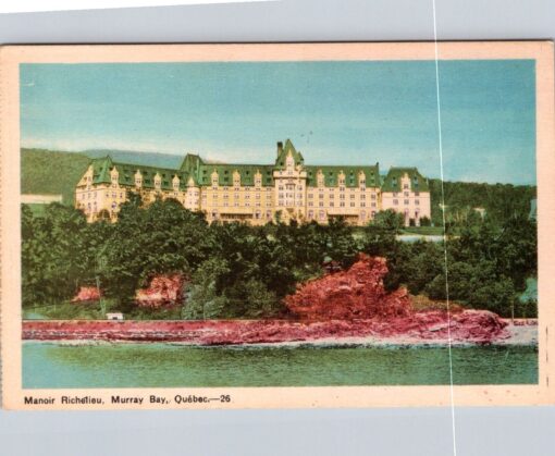 Manoir Richelieu Murray Bay Quebec Canada Vintage Postcard