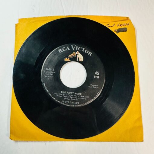 Vintage RCA Victor 45 RPM Record Lovesick Blues & The First Hurt By Floyd Cramer - Image 2
