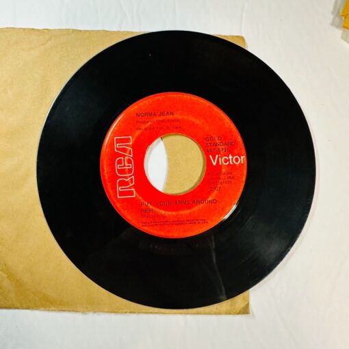 Norma Jean Record 45 RPM RCA Lets Go All The Way & Put Your Arms Around Her - Image 2