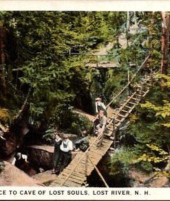 Entrance To Cave Of Lost Souls Lost River NH MINI Postcard Unused