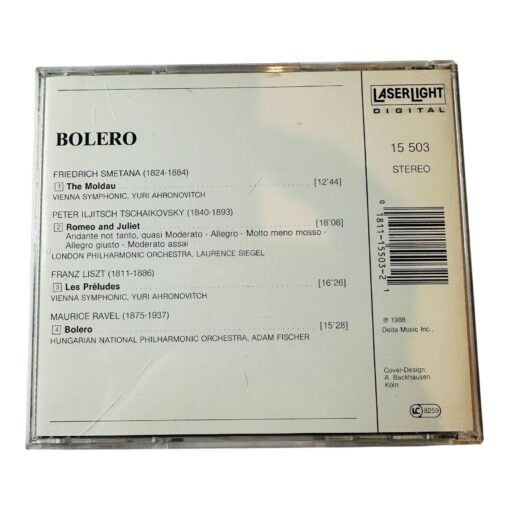 Maurice Ravel Bolero CD Highlights Of Classical Music Laserlight Digital 63 Min - Image 2