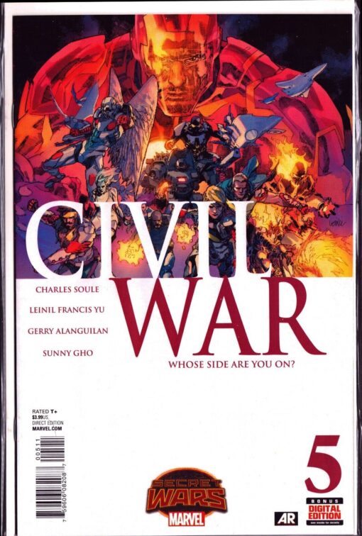 Civil War No. 5 Secret Wars 2015 by Charles Soule Marvel Comics - Image 2