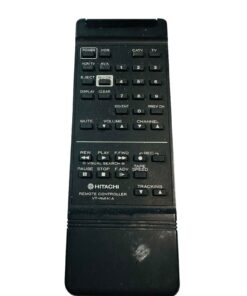 Hitachi Remote Controller VT-RM141A VCR/TV/CATV Universal Black