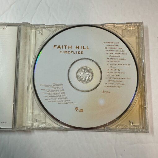 Faith Hill "Fireflies" CD Album Country Music Warner Br Records Mississippi Girl - Image 3