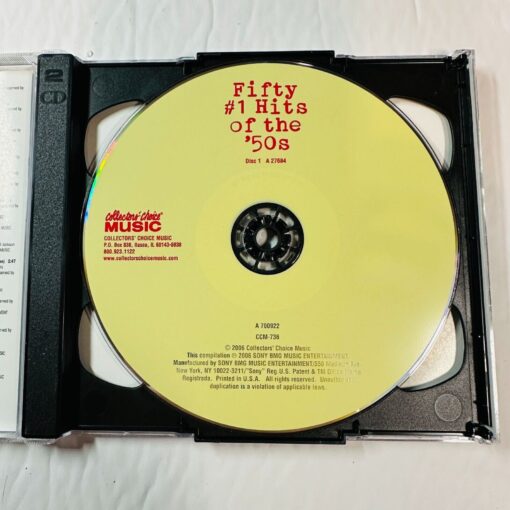 Fifty #1 Hits Of The 50s 2-Disc CD Set Collectors Choice Music - Image 3