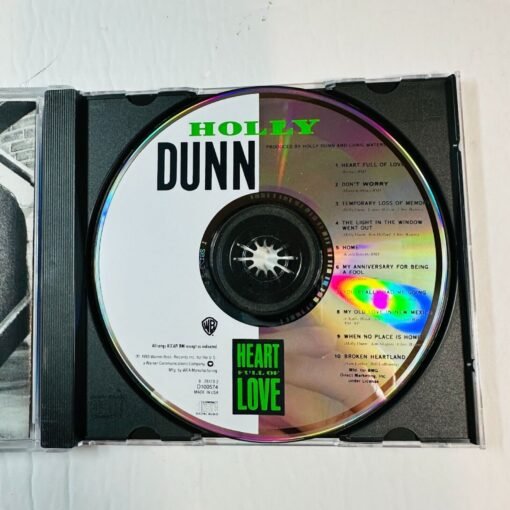 Holly Dunn "Heart Full Of Love" CD Album 1990 Warner Brothers - Image 3