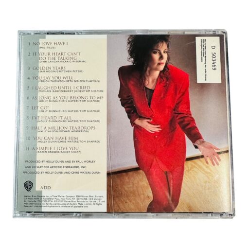 Holly Dunn Getting It Dunn CD Album 1992 Warner Brothers - Image 2