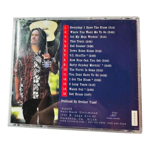 Brother Yusef Blues By Request CD Album Blues Music 2003 Fat-Back Unlimited - Image 2
