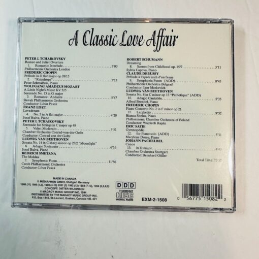 Excelsior A Classic Love Affair CD Tchaikovsky & Schumann Orchestral Pieces - Image 2