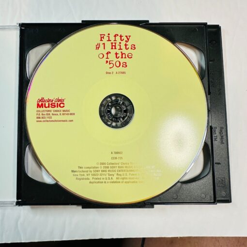 Fifty #1 Hits Of The 50s 2-Disc CD Set Collectors Choice Music - Image 4