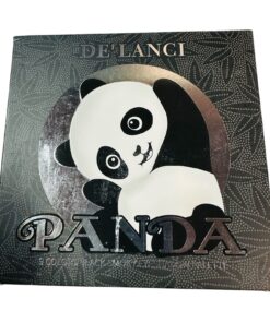 DeLanci Panda 8-Color Black Smoky Eyeshadow Palette Shimmer & Matte Finish 0.7oz
