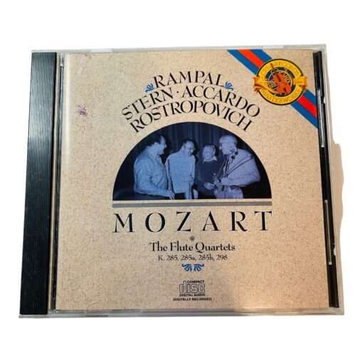 MOZART The Flute Quartets Rampal/Stern/ Accardo/Rostropovich 1987 CD