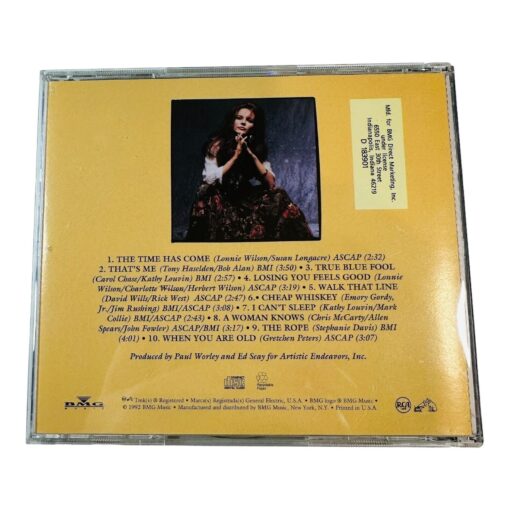 Martina McBride The Time Has Come CD Album 1992 Country Music - Image 2