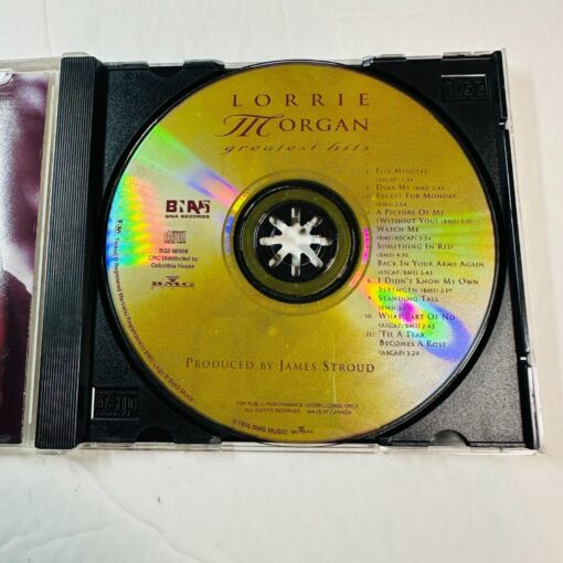 Lorrie Morgan Greatest Hits CD Album James Stroud 1995 BNA Records - Image 3