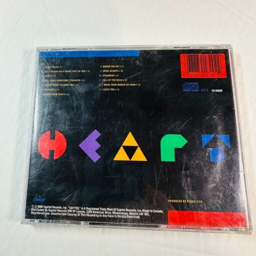 Heart "Brigade" CD Album 1990 Rock Music Jewel Case Original Artwork - Image 2