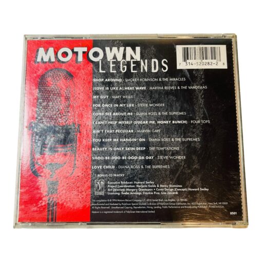 Motown Legends 1 / Various by Various Artists CD, 1995 - Image 2