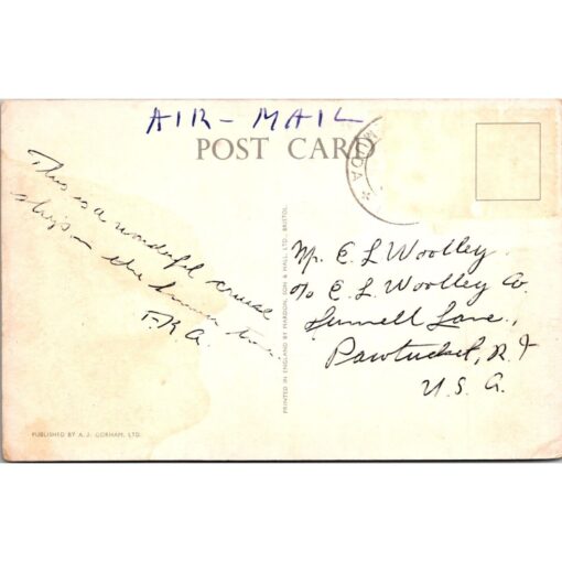 Queen of Bermuda Furness Line Ship Vintage Postcard - Image 2