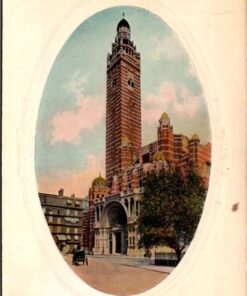 Roman Catholic Cathedral Westminster Embossed Postcard UnPosted