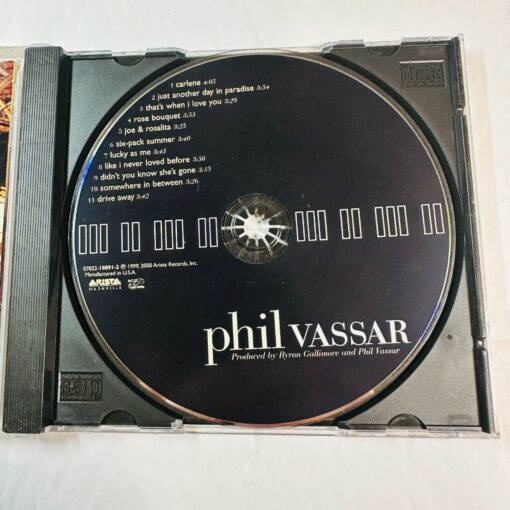 Phil Vassar Self-Titled CD Album 2000 Arista Country Music Hits Jewel Case - Image 3