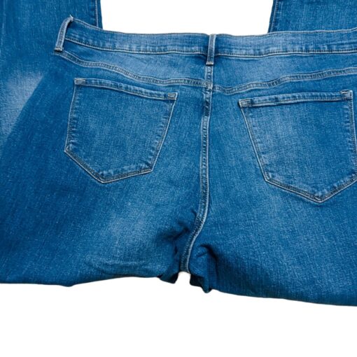 Old Navy Straight Jeans Women's Size 16 Cotton Mid Rise 5 Pocket Denim Blue - Image 3