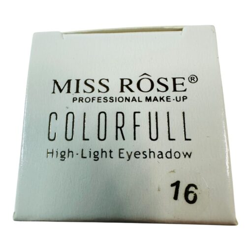 Miss Rose Colorfull High-Light Eyeshadow Shade 16 Professional Makeup Compact Po